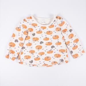 Carter's Little Planet Organic Cotton Pumpkin Squirrel Fall‎ Print Shirt Sz 18m